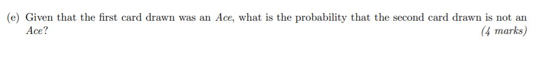 cards. In total there are four cards that are Aces, four cards