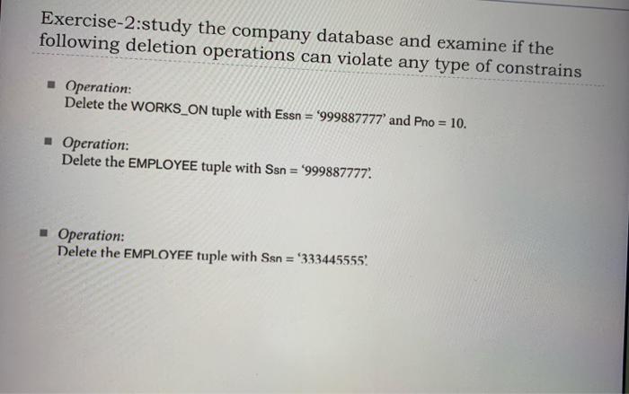 and examine if the following insertion operations can violate any type of
