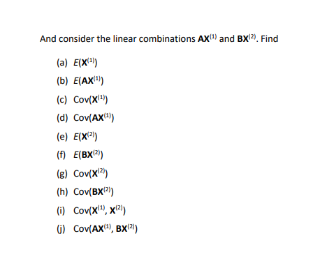 mean vector /'x = [2, 4, -1, 3, 0] and variance-covariance matrix: