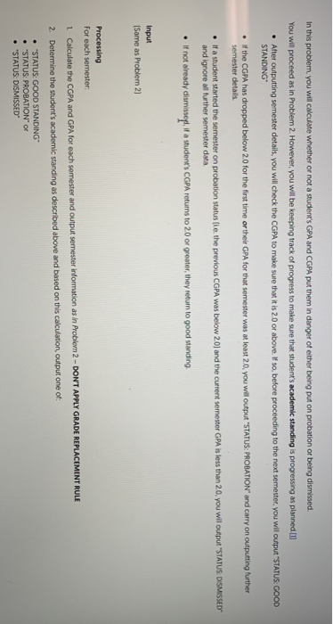 python this is problem 2 In this problem, you will calculate whether