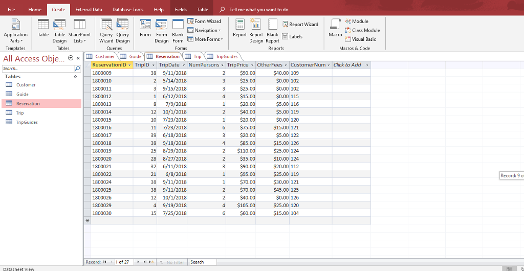 a trip by adding the trip price plus other fees and multiplying