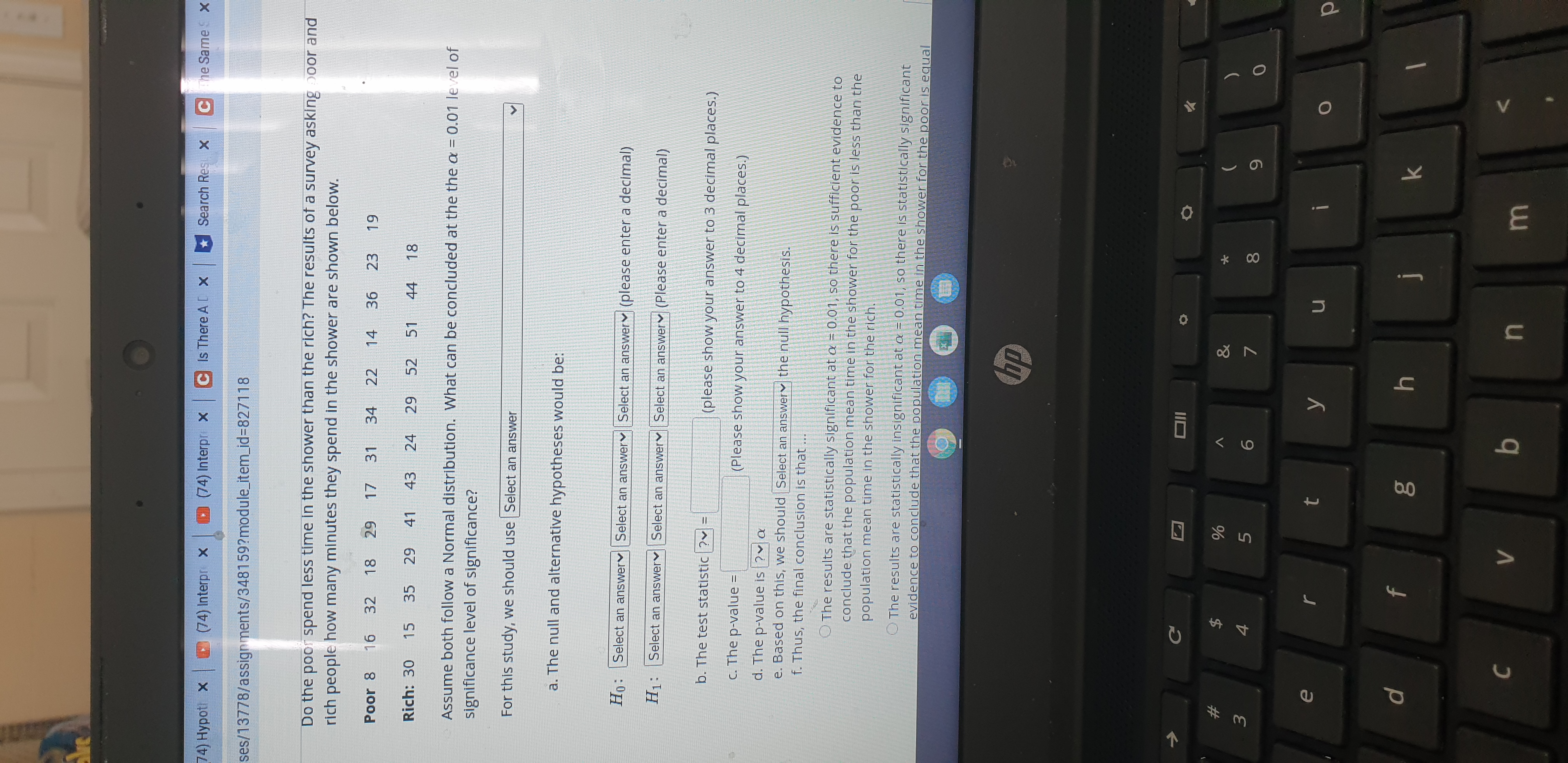 74) Hypoth x (74) Interpr x (!) (74) Interpr x C