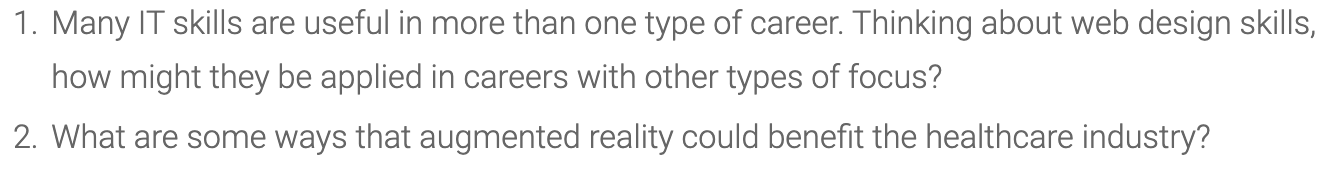 Please answer both questions, it would help me understand it a