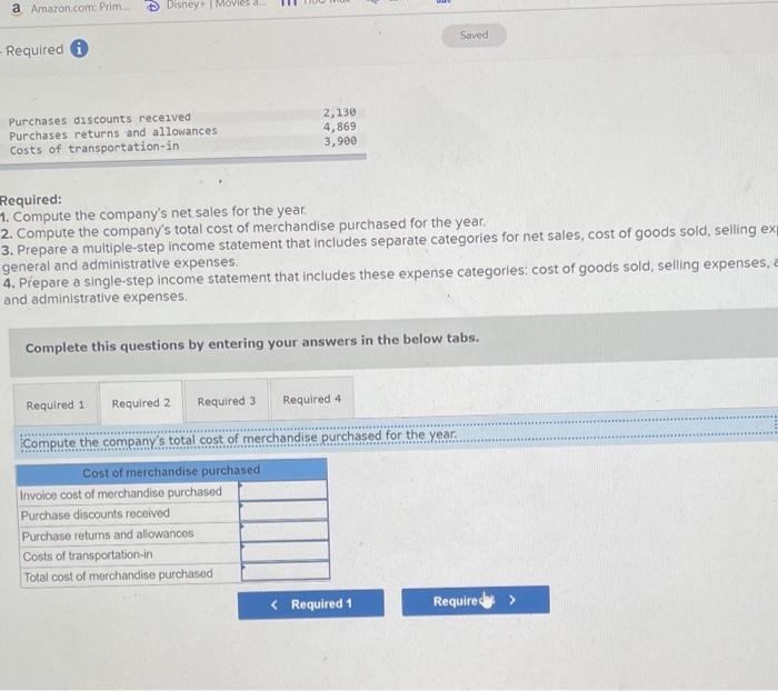 fiscal year-end, follows. Debit Credit Merchandise inventory $ 34,500 Other (noninventory) assets