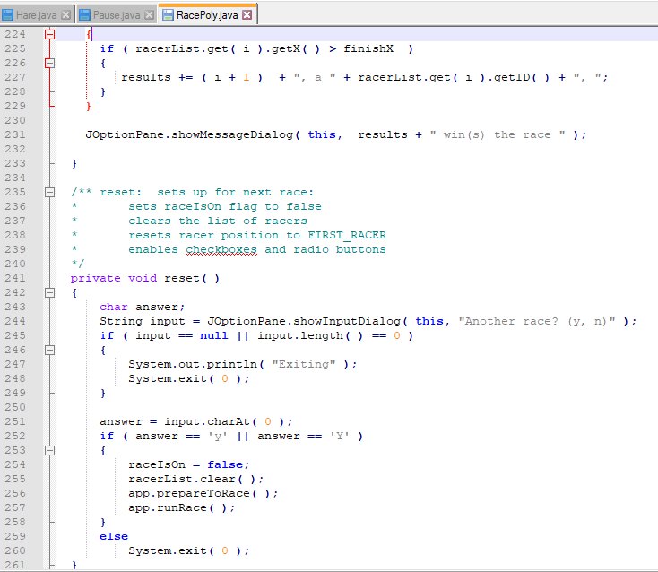 to the comments and make sure you UNDERSTAND how this works. Now,