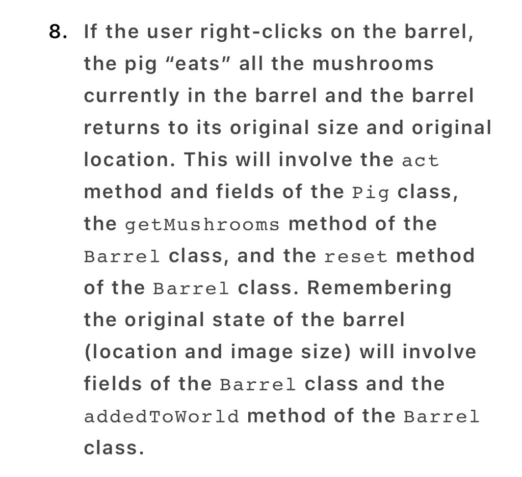 /** * Builds a PigWorld object. * */ public PigWorld() { super(600,