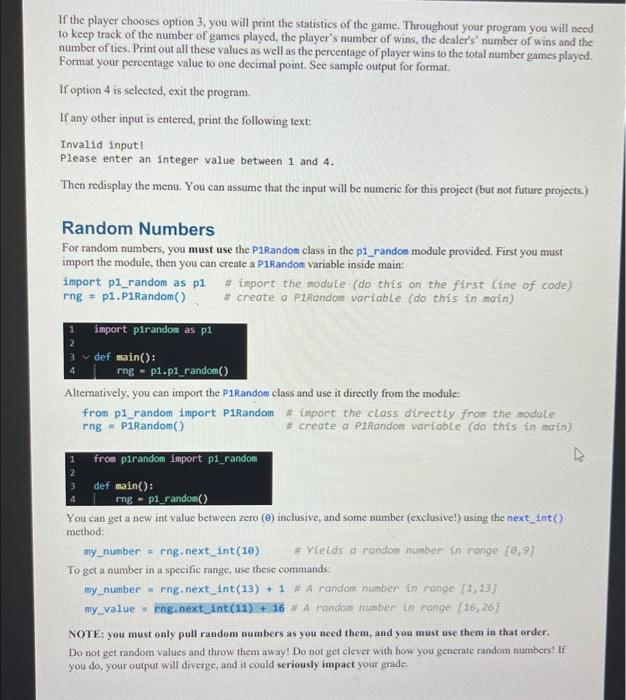 card number to player hand value player_hand_=card \#4 print hand value print(f'Your