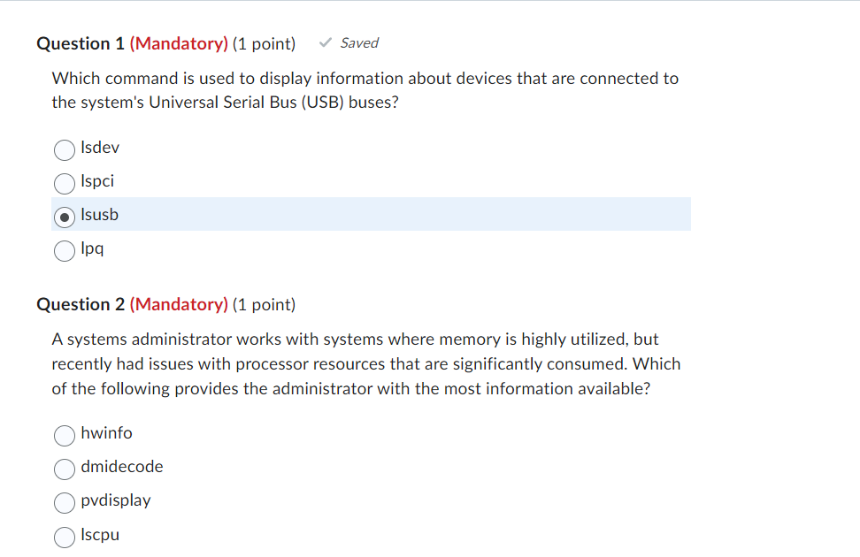 I NEED HEP!!!!!!!!!!! DCOM 224 Which command is used to display information