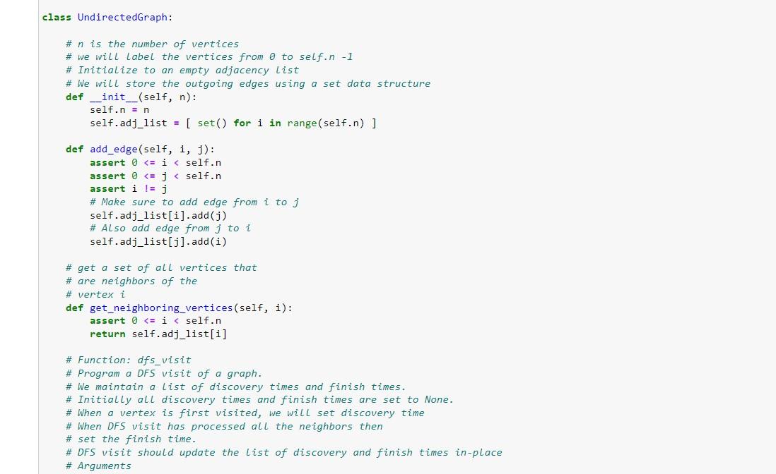 the part where it says #your code here. I cannot edit the