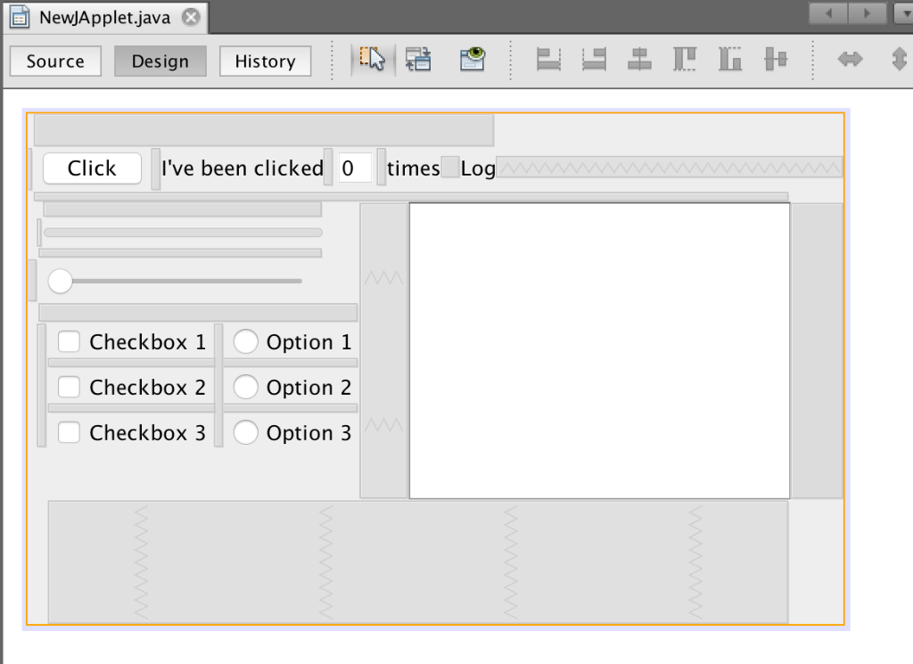 using java netbeans ide APPLET. Please help edit the codes to create