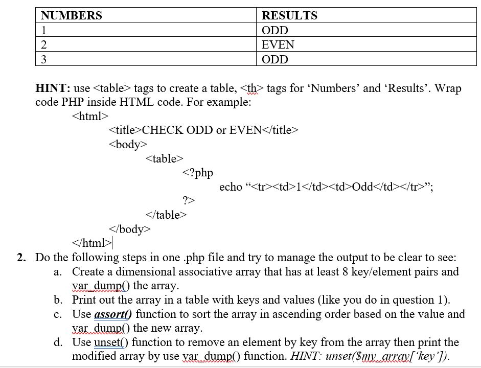  Write a program that check odd / even numbers (from number