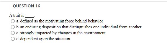when the correlation between an item and the total score a. is