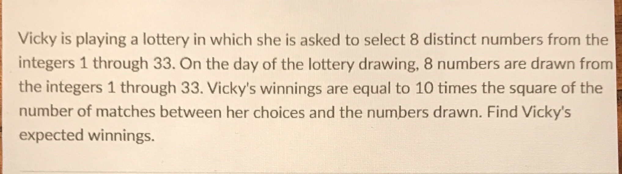 This is a probability question in Math 370. Is there a simple
