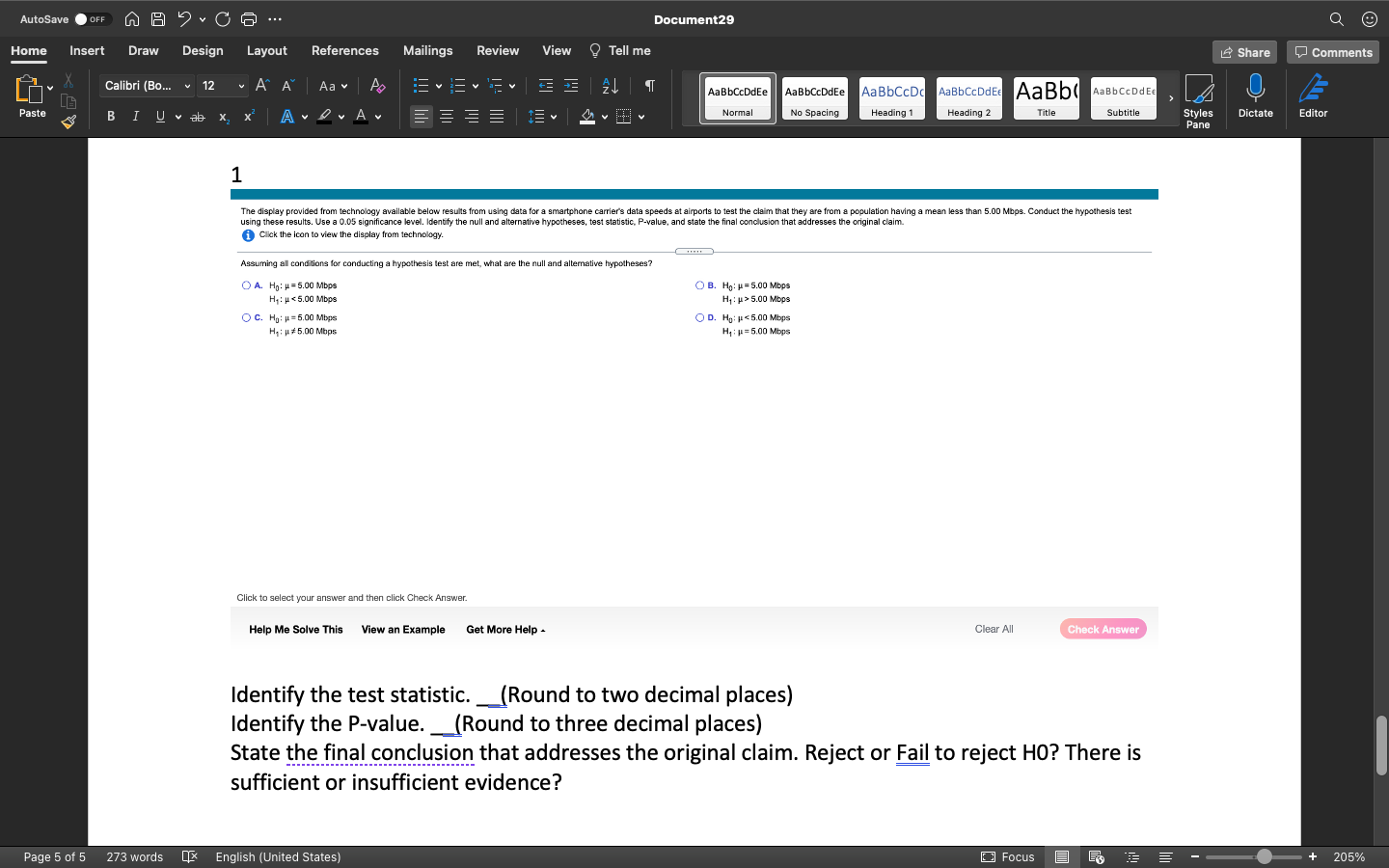 AutoSave . OFF AA ?. CG ... Document29 9 Home Insert