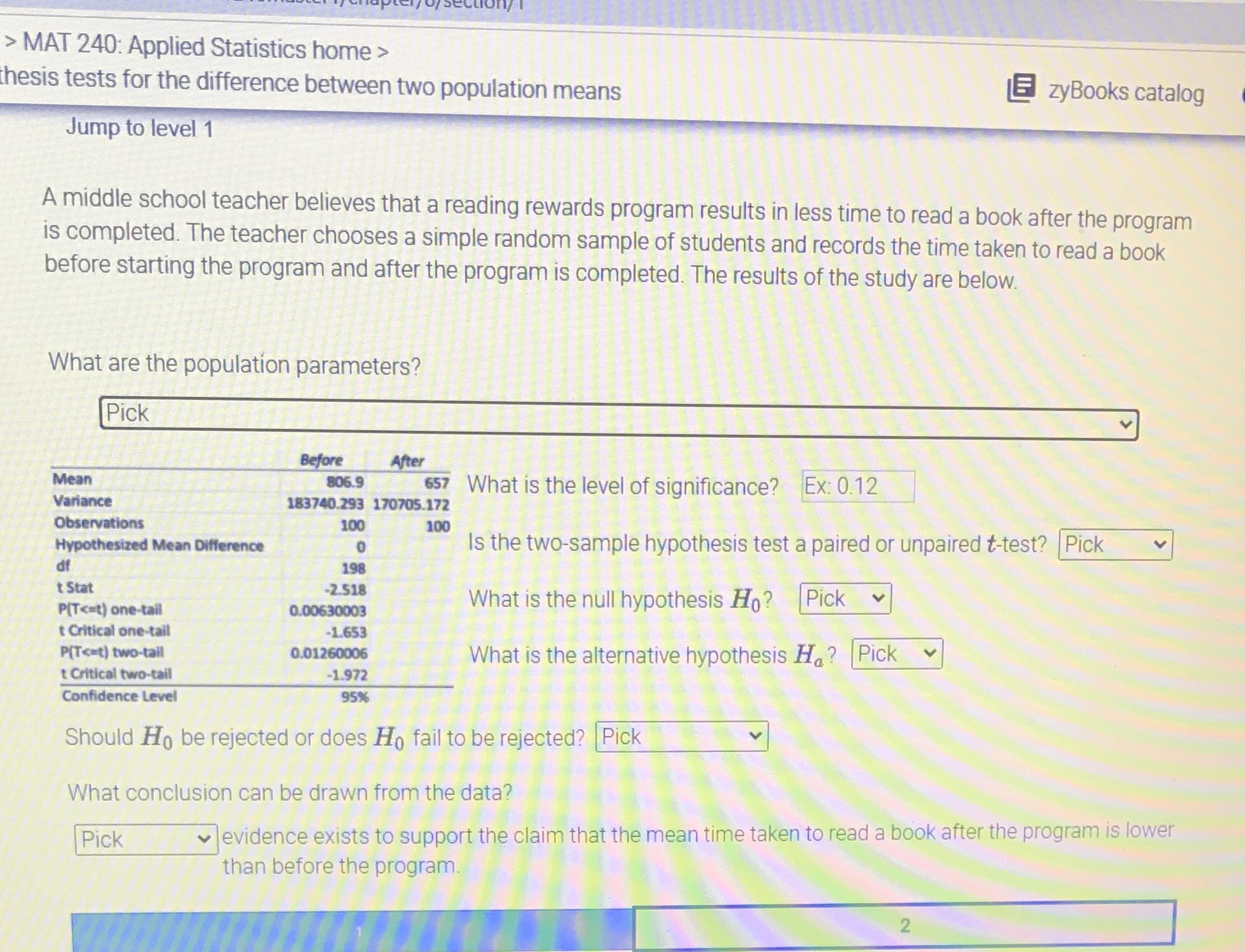 Math 240 > MAT 240: Applied Statistics home > thesis tests for