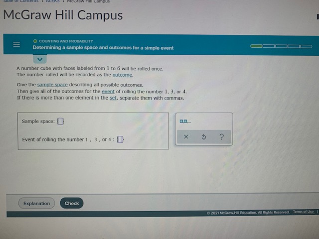 McGraw Hill Campus E O COUNTING AND PROBABILITY Determining a sample