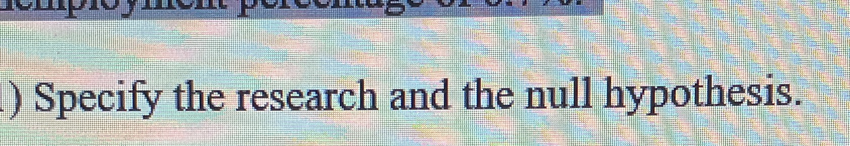 Using this data conduct a statistical test to determine if the Texas
