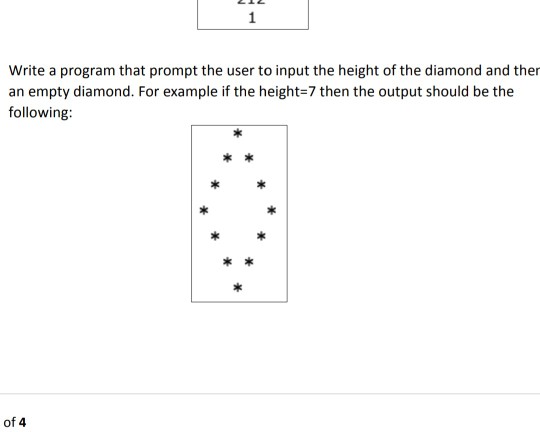  Write a c++ program for the above problem using nested loop