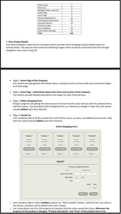 External CSS EXTERNAL JS it. Term freject Details You need to prepare