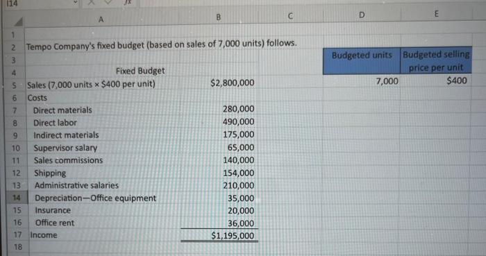  please help me fill out the excel spreadsheet correctly with the