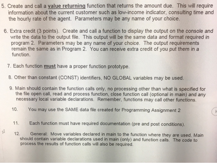 precedence Error checking (bad data, file stream fail state, etc.) Use of