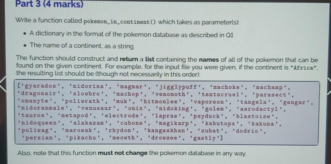 into smaller parts Degree of Difficulty: Moderate but the different parts vary