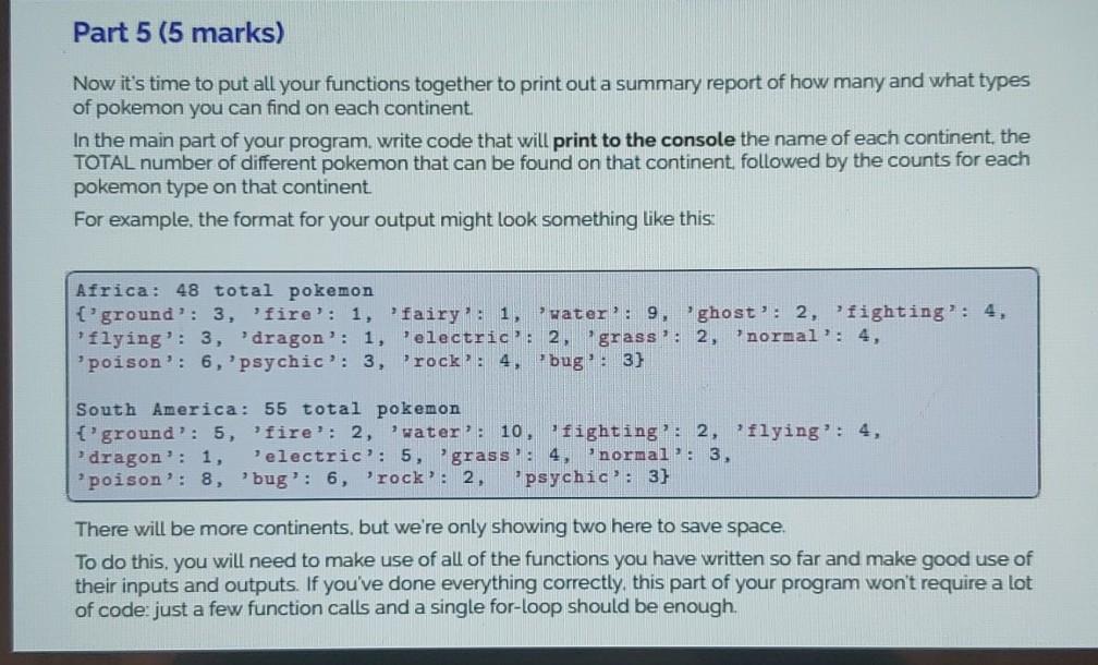 are classified into different "types" such as grass, fire or electric. To