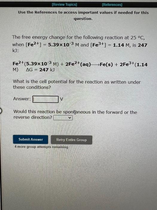  Use the References to access important values if needed for this