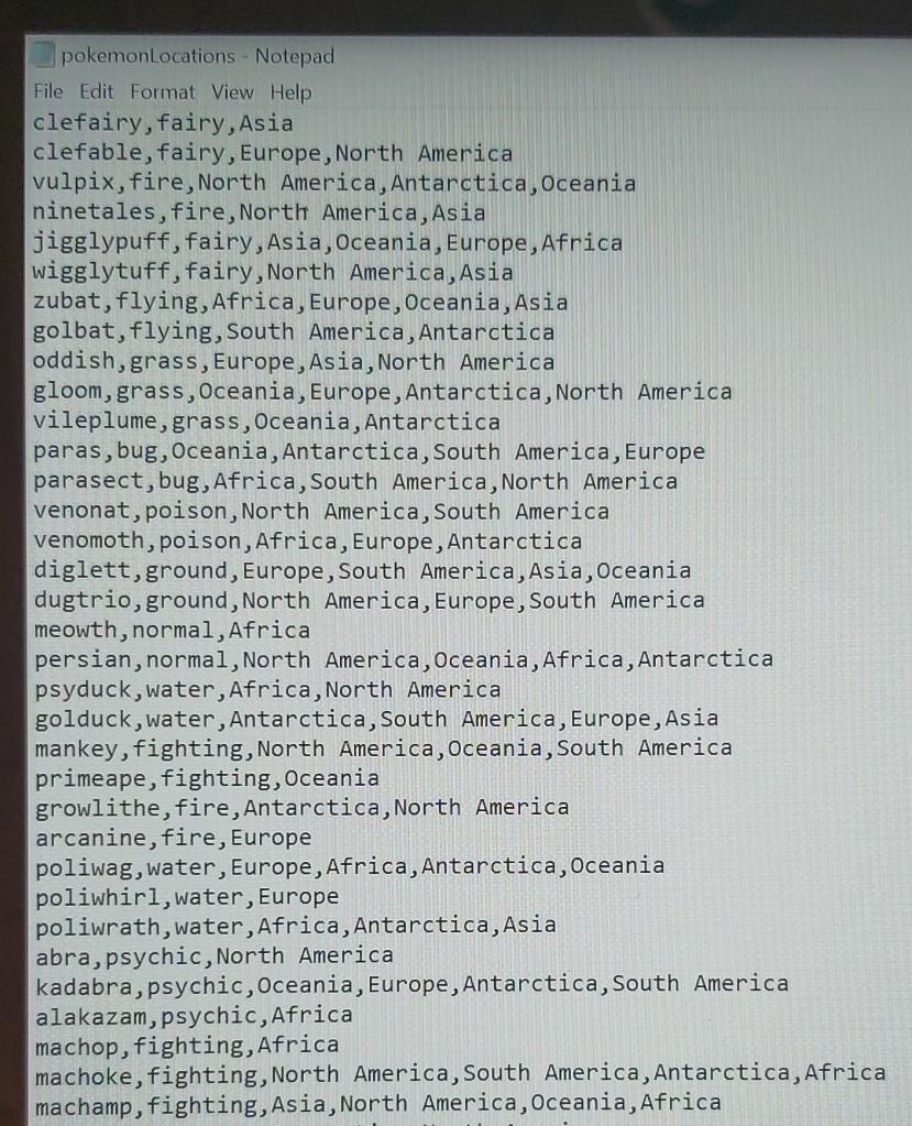 the world! For this portion of the assignment, you will build a