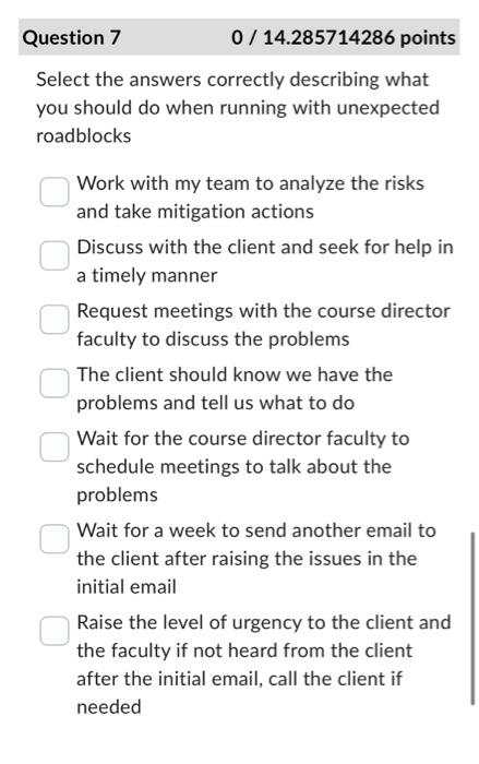 I need help with this question please? i dont know what could