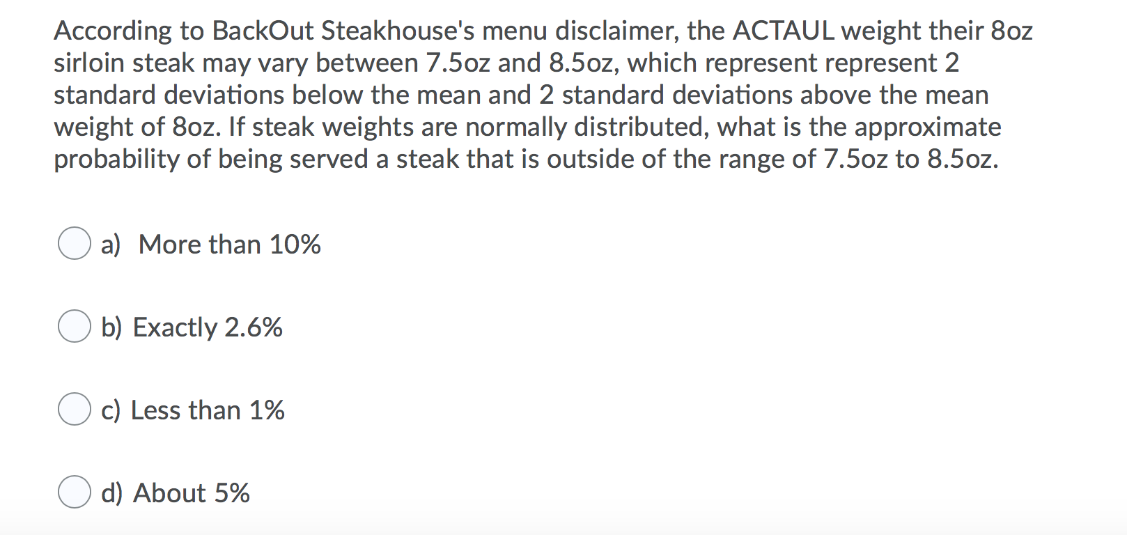 deviation of the sampling distribution with a sample size of 50? Round