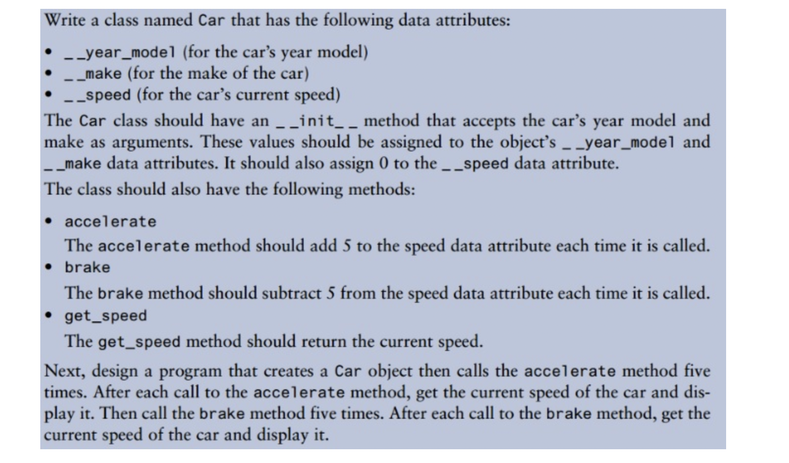  PLEASE FOLLOW THE INSTRUCTIONS AND CODE IN PYTHON AND IN AN