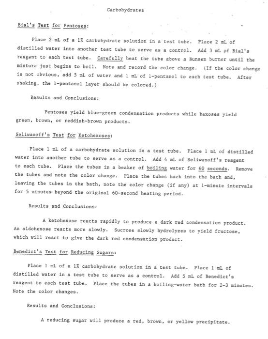 3 Tollen's test - Silver mirror Barfoed's test - no red ppt