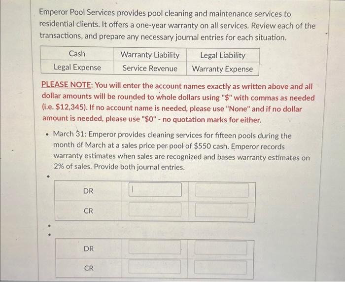  Emperor Pool Services provides pool cleaning and maintenance services to residential