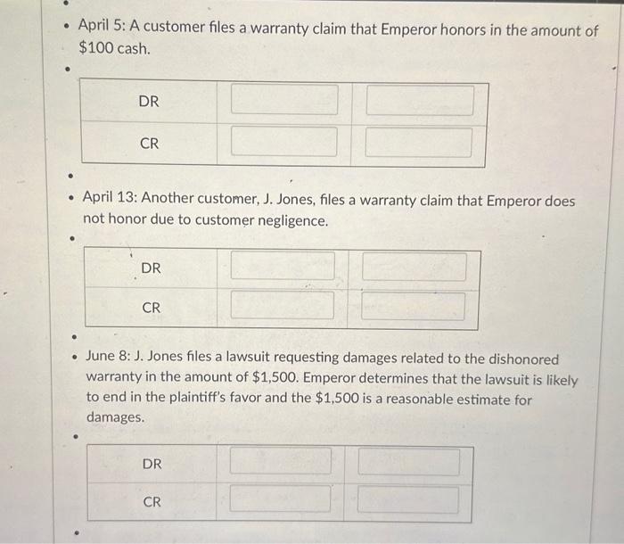 clients. It offers a one-year warranty on all services. Review each of