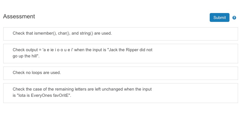 the consonants in a given phrase. The upper and lower case of