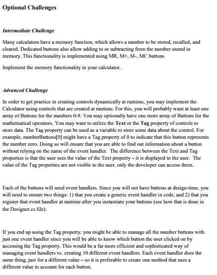 should have an AC button, which clears all the elements of the