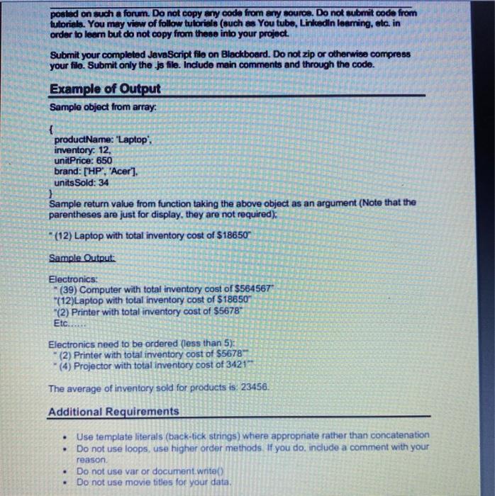 first 3 modules. Please, read through the instructions completely before starting so