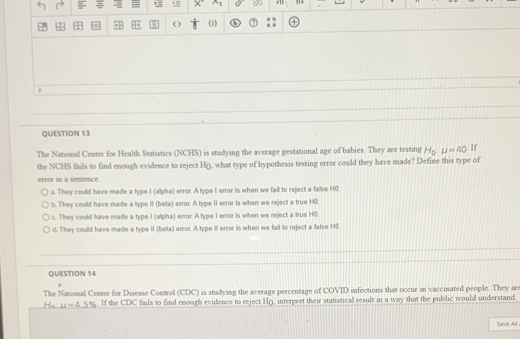 E E X 2 EXE T + P QUESTION 13 The