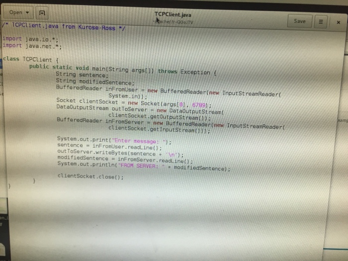 will be developed to demonstrate the communications between a client process and