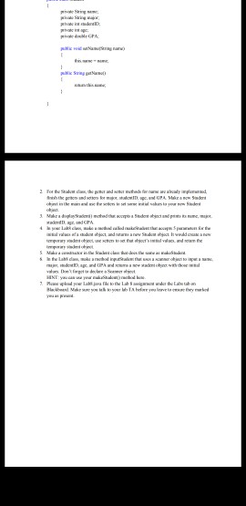 8 CSE 110: Principles of Programming Arizona State University Lab 8 CSE