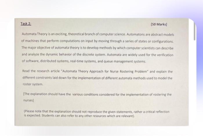 - QP Task 3 : [25 Marks] NP-complete problem is a class