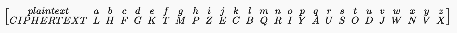 Write a program in C# to decrypt a simple substitution cipher. Your