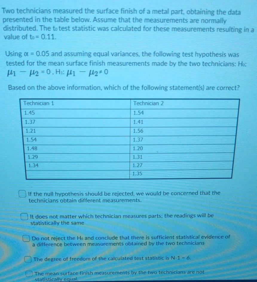 80% of times.Suppose the operation is performed five times, and the resultsare
