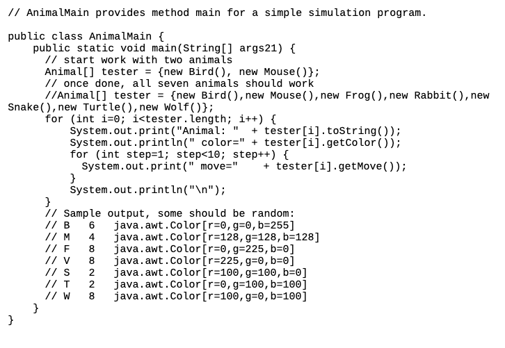in this case the getMove() method can be called thousands of times
