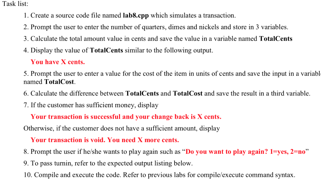 your code should have a proper deader documentation. Here is an example.