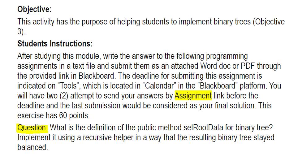 c++ I need a code in c++ Objective: This activity has the