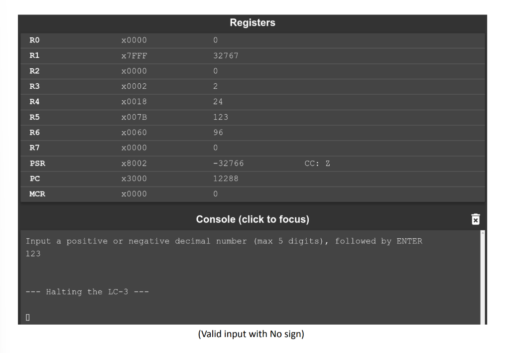 is very first character = ' '? if so, just quit (no