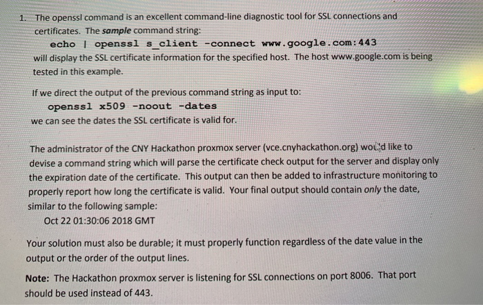 INTRODUCTION TO LINUX/ UNIXintroductory level course so try not to use something
