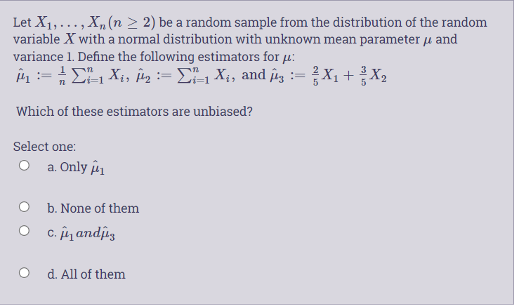 Let X1, . .., Xn (n > 2) be a random